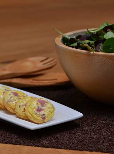 Croque quiche jambon