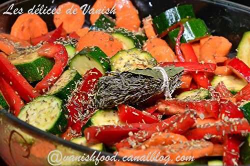 Légumes rôtis au four - Vanish Délices : recettes & test de produits