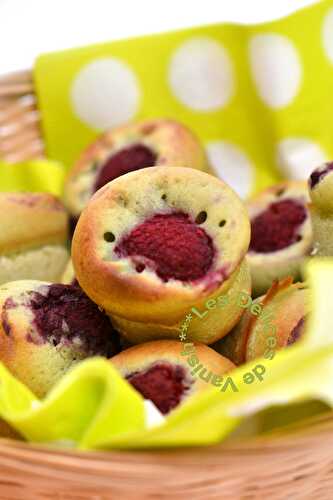 Muffins pistache et framboises - Vanish Délices : recettes & test de produits