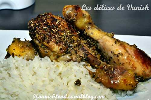 Poulet aux 2 moutardes et herbes de provence