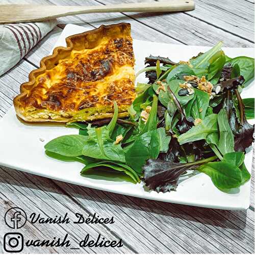 Quiche aux allumettes de canard et brousse : moins calorique