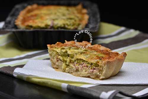 Quiche aux asperges et au jambon à la crème d'avoine