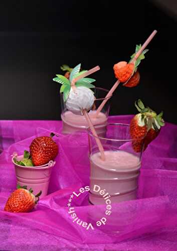 Smoothie fraise, banane