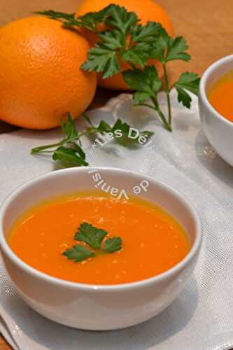 Soupe détox vitaminée : butternut - carotte - orange