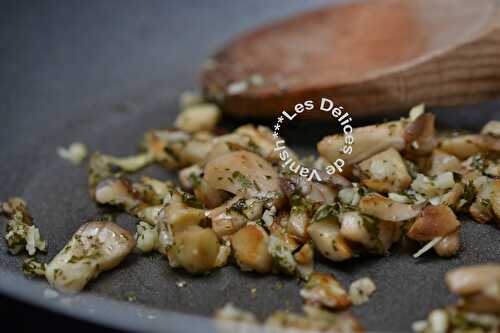 Tartelettes croustillantes aux champignons farcis