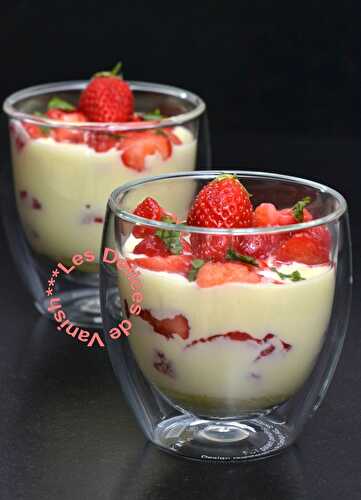 Tiramisu aux fraises