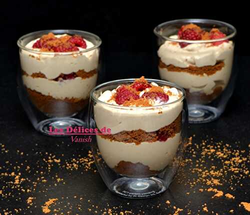 Tiramisu framboise et spéculoos