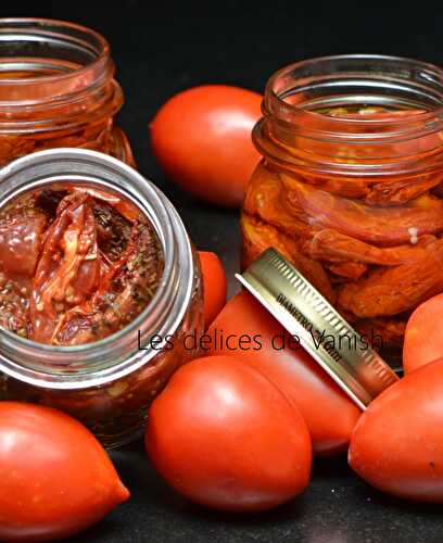 Tomates confites maison - Vanish Délices : recettes & test de produits