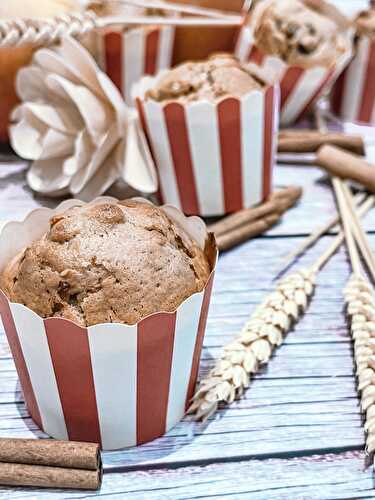 Muffins aux pommes caramélisées