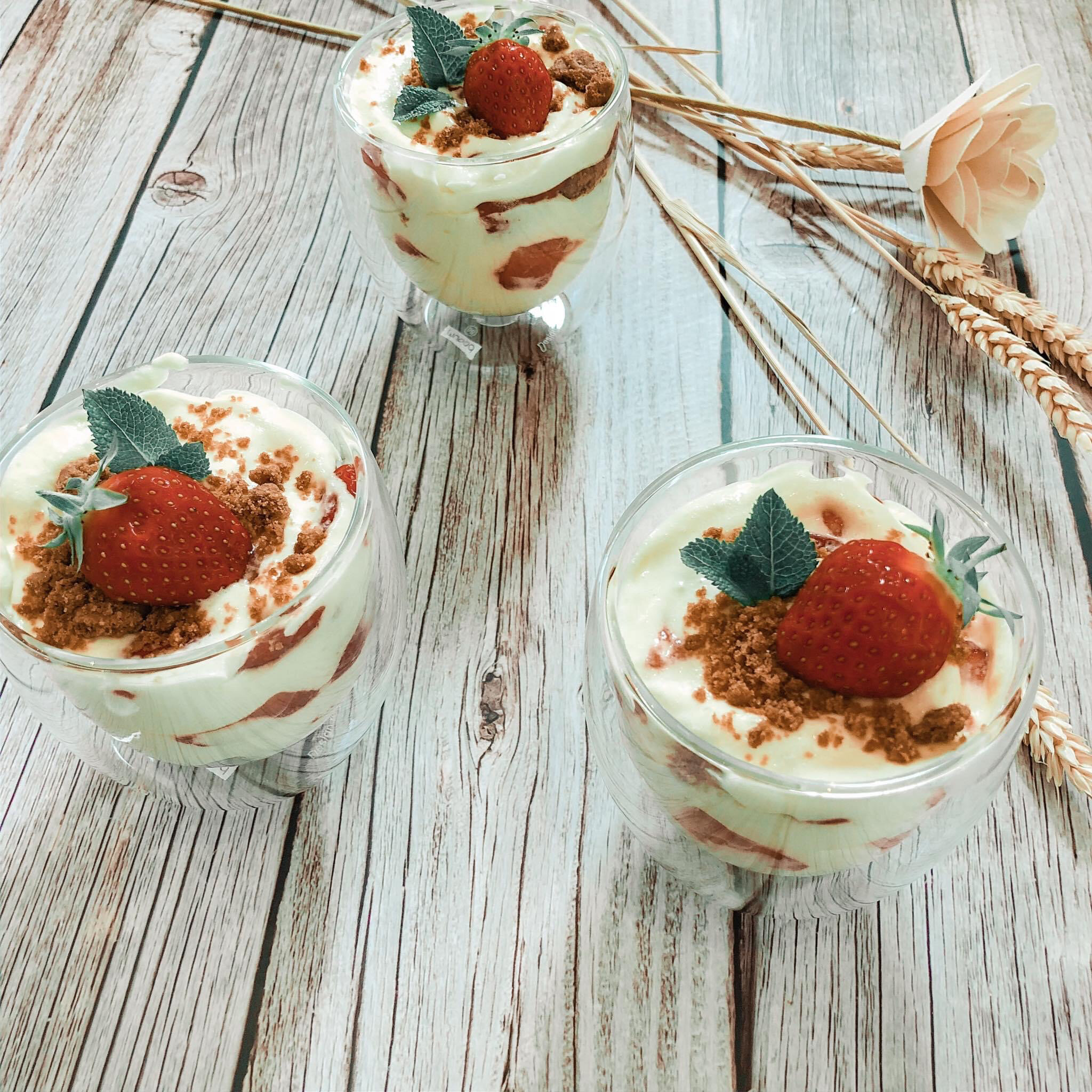 Tiramisu aux fraise 