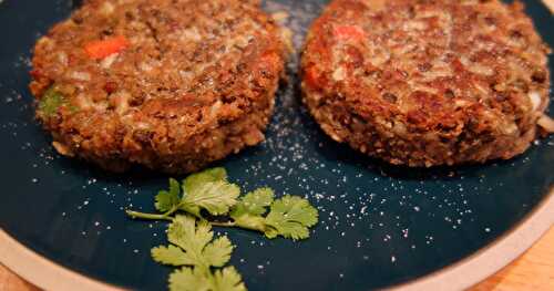 Galettes de riz et lentilles