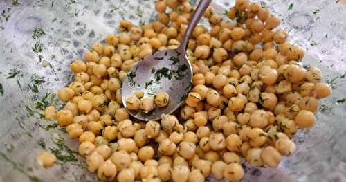 Salade de pois chiches à l'aneth