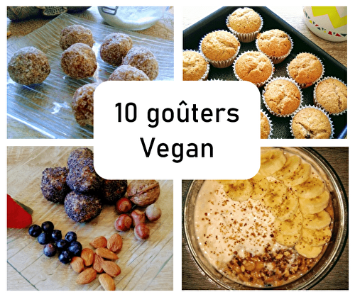 10 goûters Vegan à emmener partout