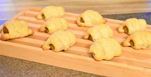 Apéro vegan facile : les mini-croissants à la saucisse