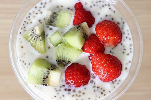 Petit-déjeuner idéal : le pudding de chia