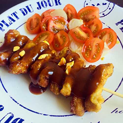 Brochettes-Sauce Sassate (Timor Oriental)