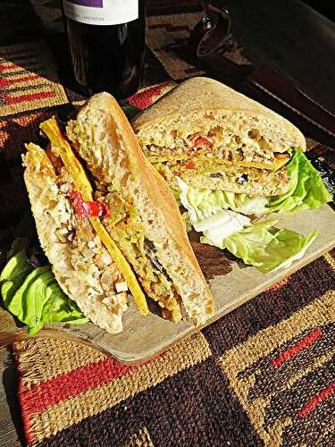 Sandwich argentin « Lomito » (en version végétalienne)