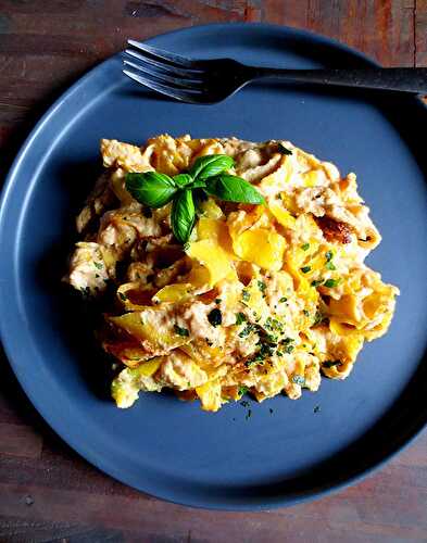 Tagliatelles de Courgettes à la Crème de Noix de Cajou