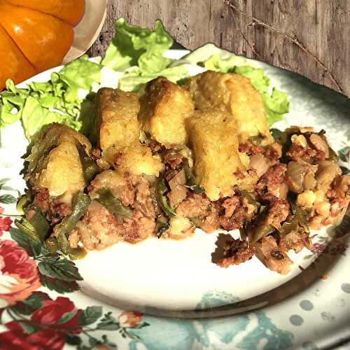 Gratin de Haché Végétal et Bouchées de Pommes de Terre