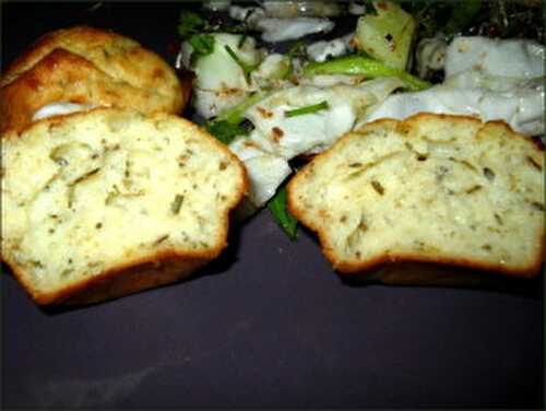 Bouchées au chèvre (ou madeleines au chèvre)