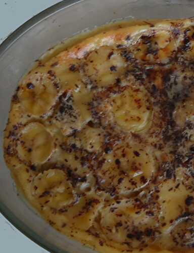 Clafoutis à la banane