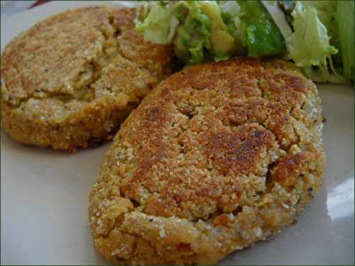 Croquettes de lentilles corail au sésame