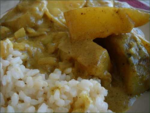 Curry coco aux deux patates – VégéCarib