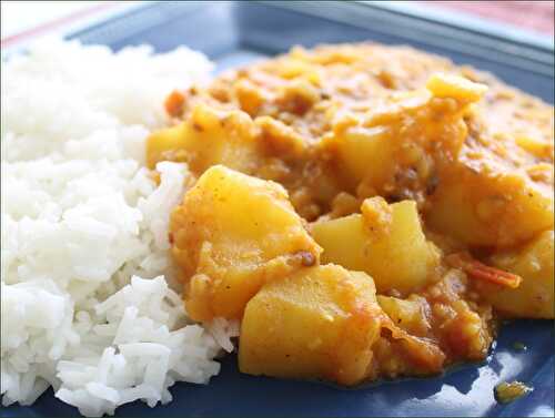 Dal de lentilles corail aux pommes de terre et tout et tout