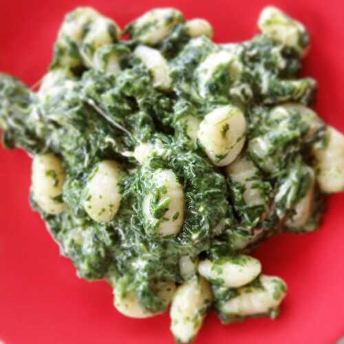 Gnocchi florentine, recette express en deux ingrédients