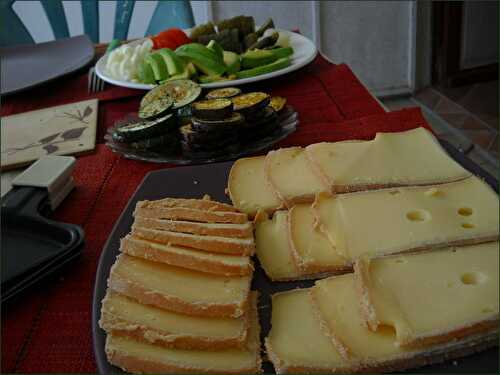 Raclette végétarienne aux légumes variés