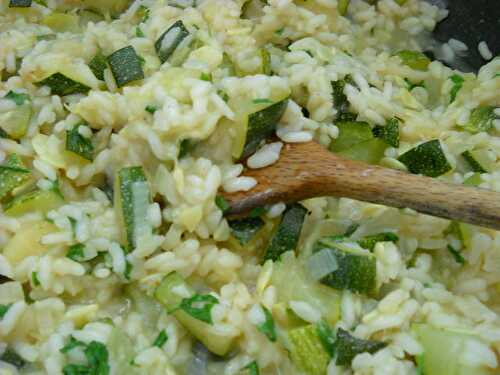 Risotto aux courgettes