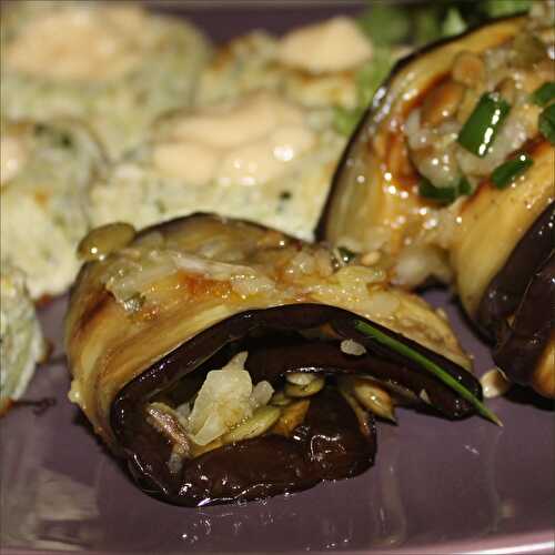 Salade d’aubergines marinées