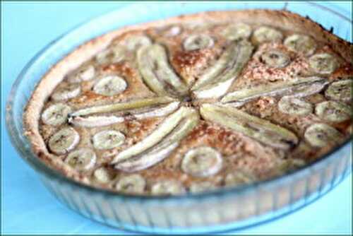 Tarte à la banane et aux épices