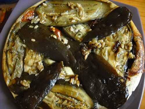 Tatin d’aubergine au chèvre