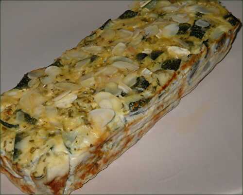 Terrine de courgettes aux amandes