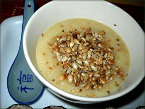 Velouté de topinambours au gingembre