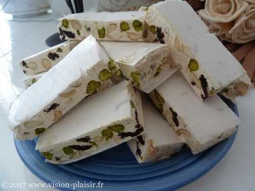 Le nougat blanc mou