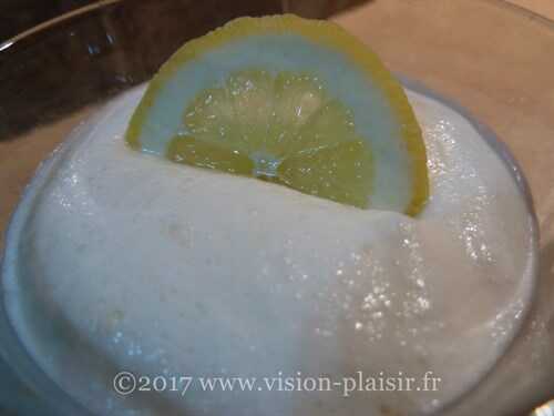 Mousse au citron