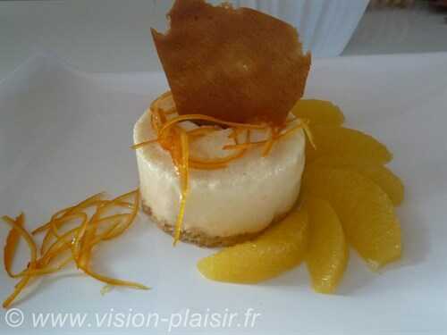 Mousse glacée à l'orange et Grand Marnier