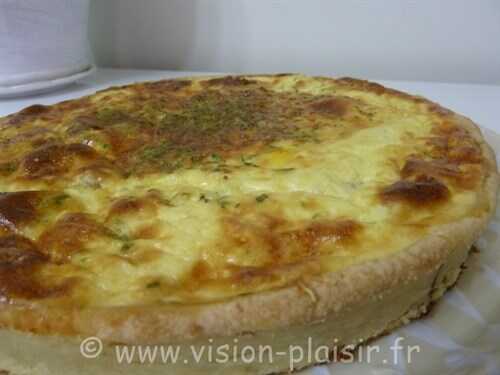 Quiche au thon et safran