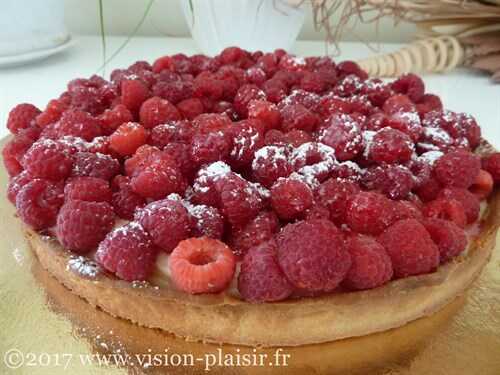 Tarte aux framboises