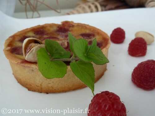 Tartelettes pistaches et framboises