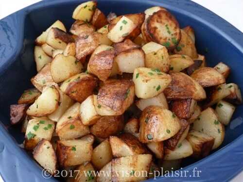 Pommes de terre Île de Ré sautées à la ciboulette