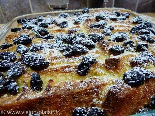 Pudding aux raisins secs