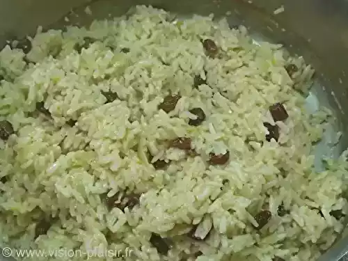 Riz pilaf à la noix de coco