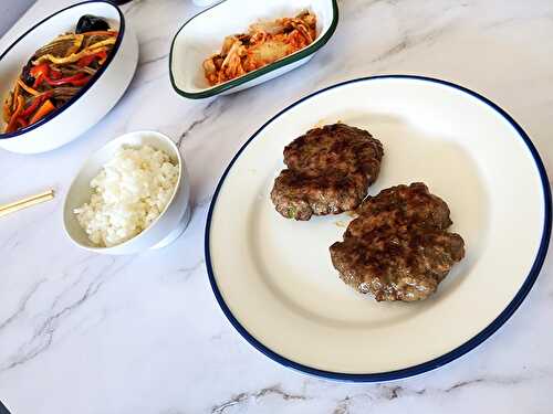 Steak de viande hachée coréen