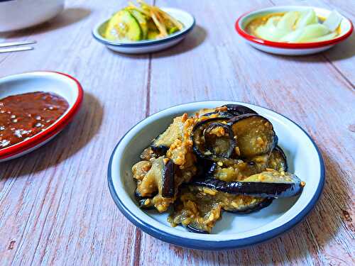 Sauté d'aubergine au doenjang