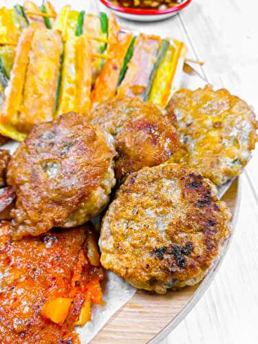 Dong ge rang taeng - boulettes de viande et de tofu panées