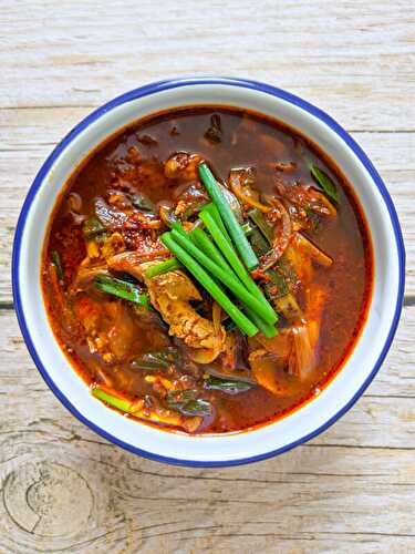 Dak Gae Jang - Soupe de poulet épicée coréenne