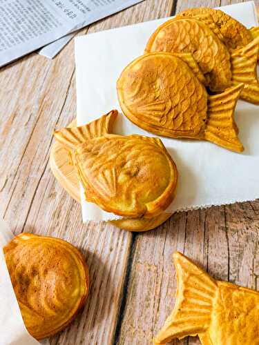 Bungeoppang - Gateaux en forme de poisson fourrés à la pâte de haricot rouge